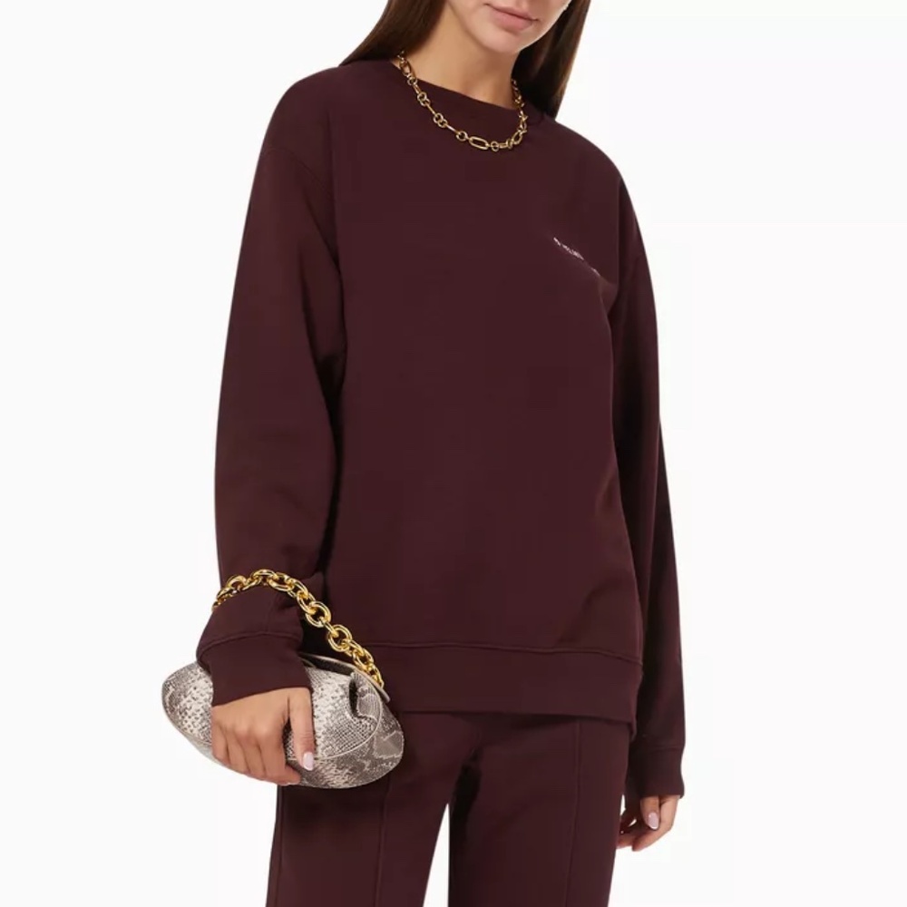 BNWT Helmut Lang Burgundy Logo Sweatshirt